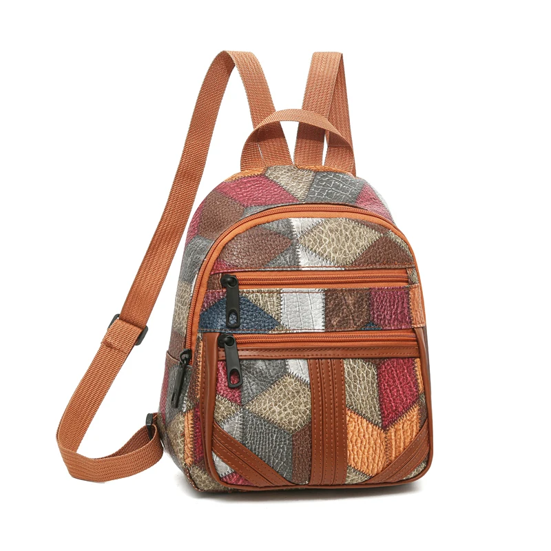 여성용 패치워크 백팩, 다양한 질감의 디자인으로 일상생 - Fashion Backpack Women 리뷰 및 가격