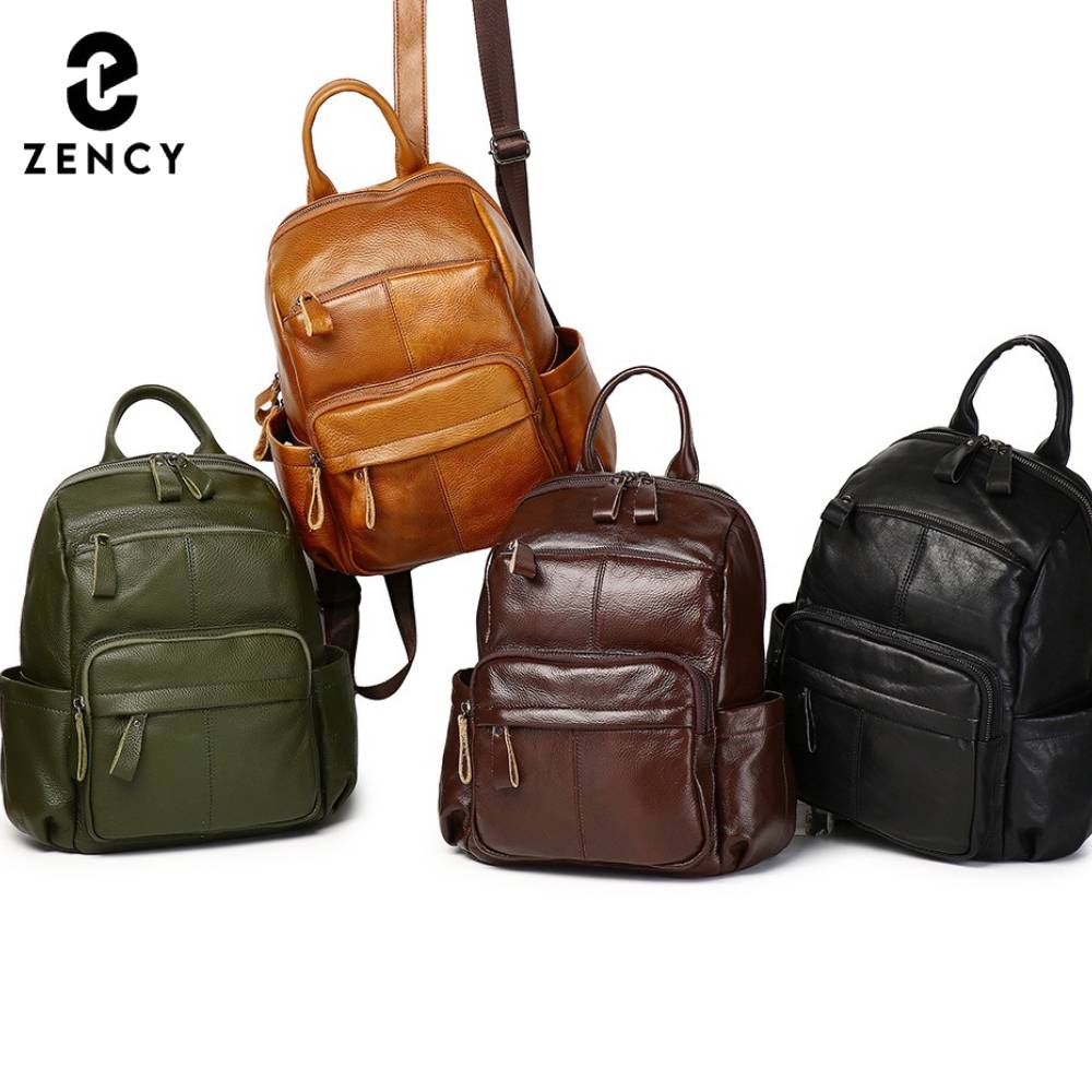 젠시(Zency) 최고급 소가죽 백팩, 고품질, 다용도 - Fashion Backpack Women 리뷰 및 가격