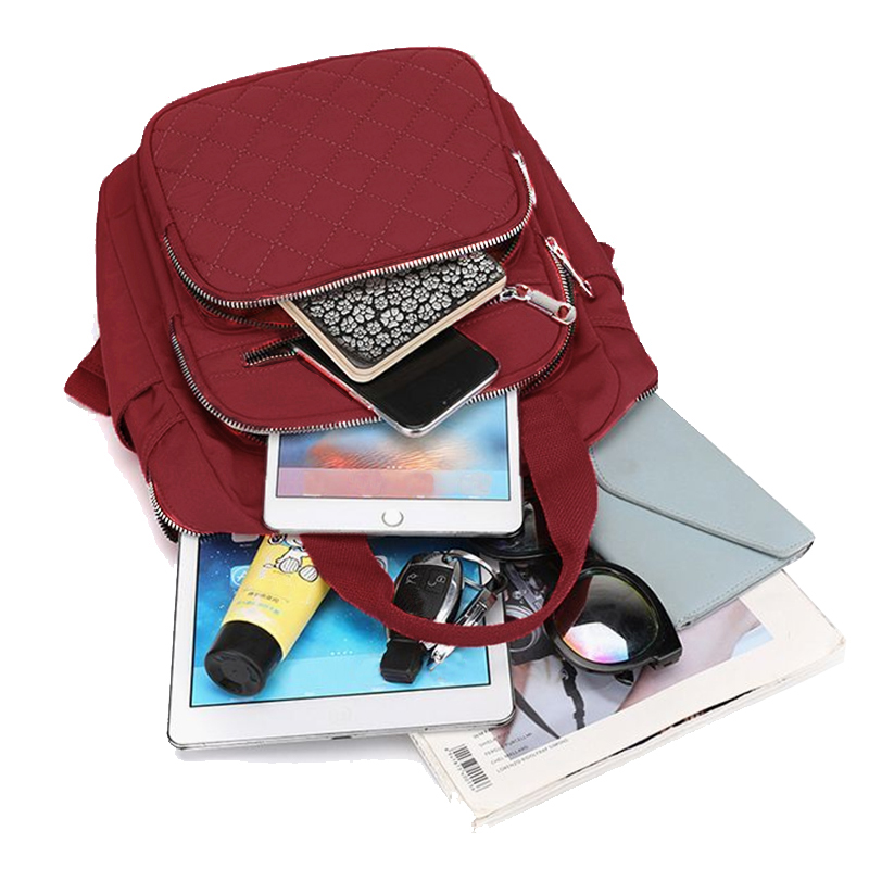 데일리 미니멀리스트 방수 백팩, 부드러운 금속 지퍼,  - Fashion Backpack Women 리뷰 및 가격